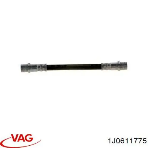 Гнучка гальмівна трубка задня VAG 1J0611775