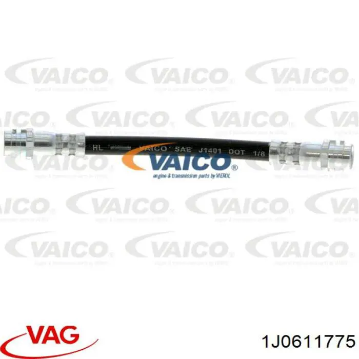 1J0611775 VAG Шланг гальмівний задній