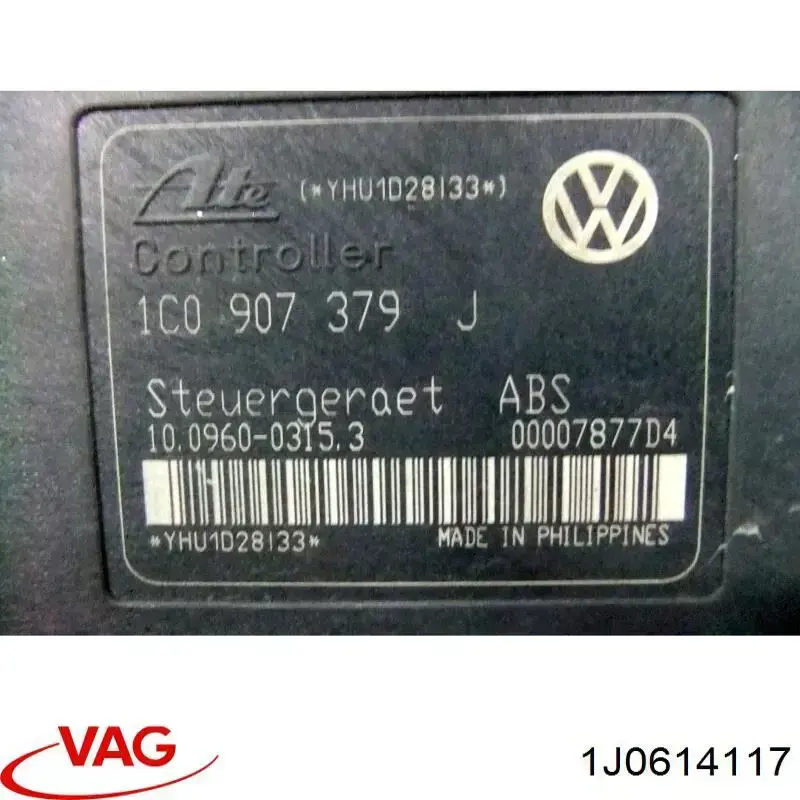 1J0614117 VAG Блок управління АБС (ABS)