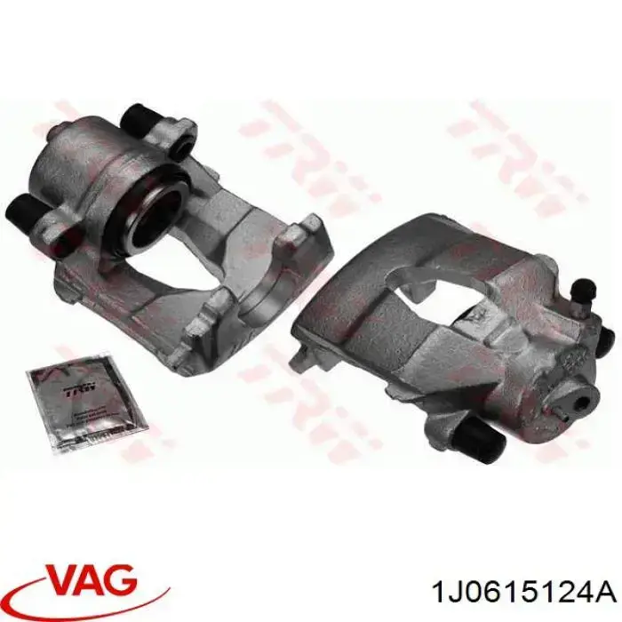 Купити 1J0615124A VAG Супорт гальмівний передній правий