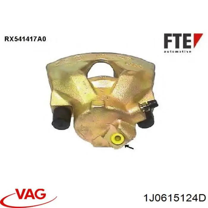 1J0615124D VAG Супорт гальмівний передній правий