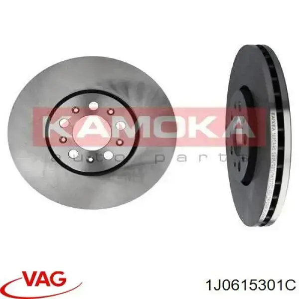 Гальмівні диски передні 1J0615301C VAG