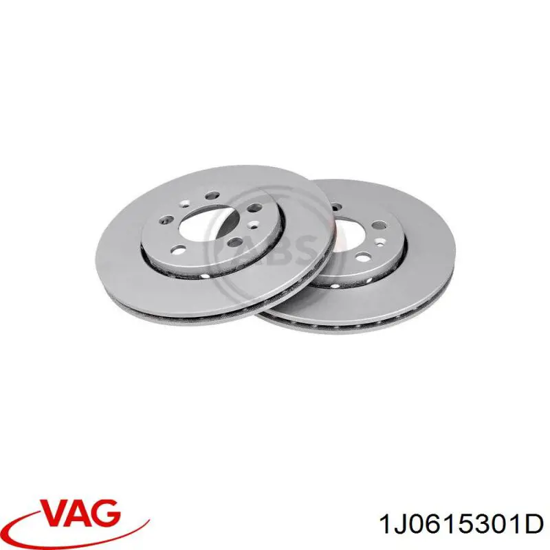 Купити 1J0615301D VAG Ротор гальмівний