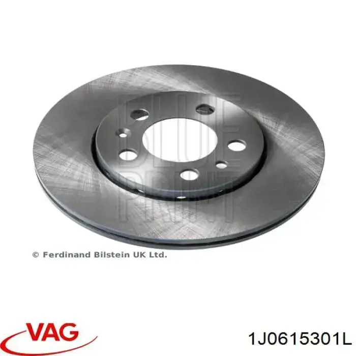 1J0615301L VAG диск гальмівний передній