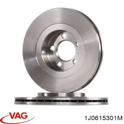 1J0615301M VAG диск гальмівний передній