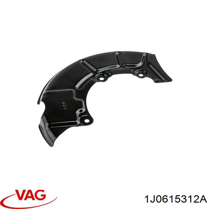 Захист гальмівного диска, переднього, правого 1J0615312A VAG