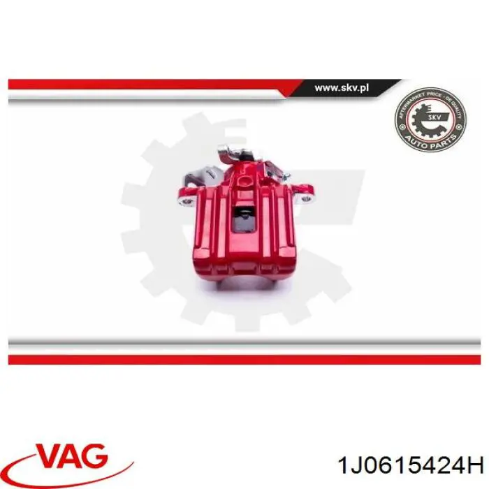 Супорт гальмівний задній правий VAG 1J0615424H ціна, від 39.38 USD