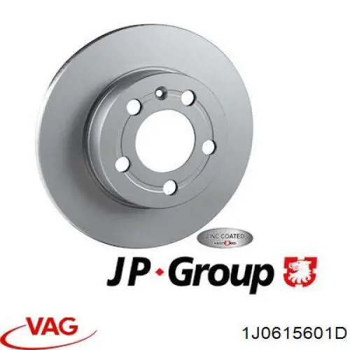 Купити 1J0615601D VAG Диск заднього гальма