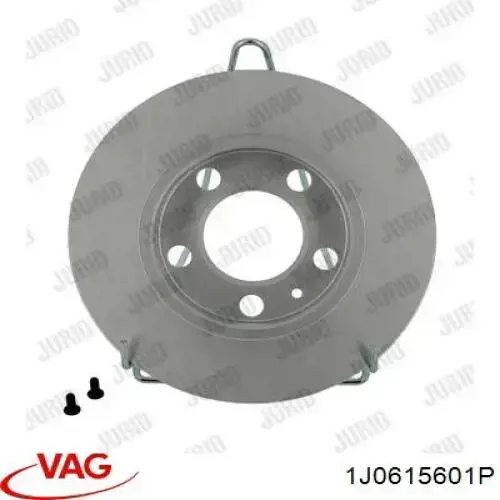 Купити 1J0615601P VAG Диск заднього гальма