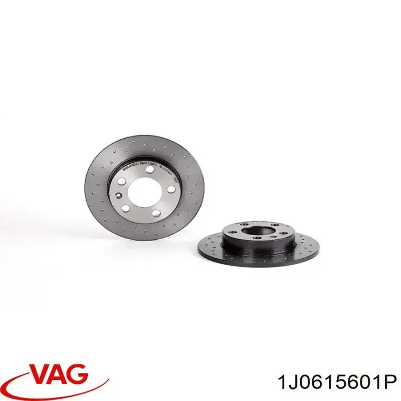 Задні дискові гальма VAG 1J0615601P ціна, від 12.67 USD