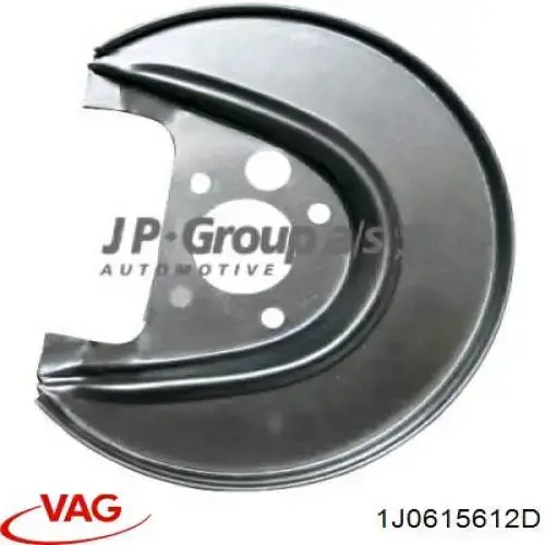 1J0615612D VAG захист гальмівного диска заднього, правого