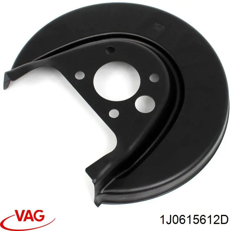 Захист гальмівного диска заднього, правого 1J0615612D VAG