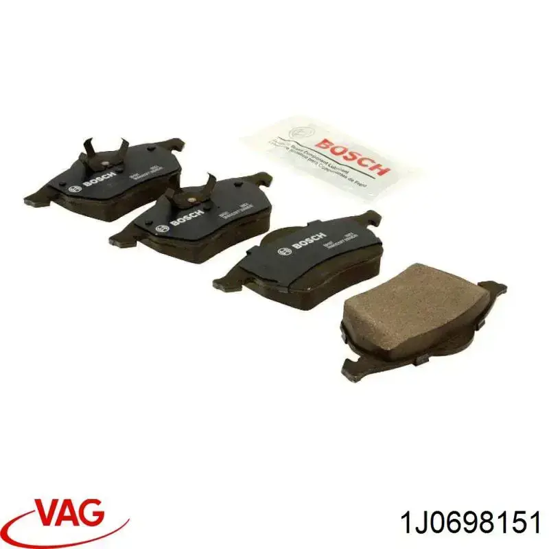 Гальмівні колодки VAG 1J0698151 ціна, від 25.34 USD