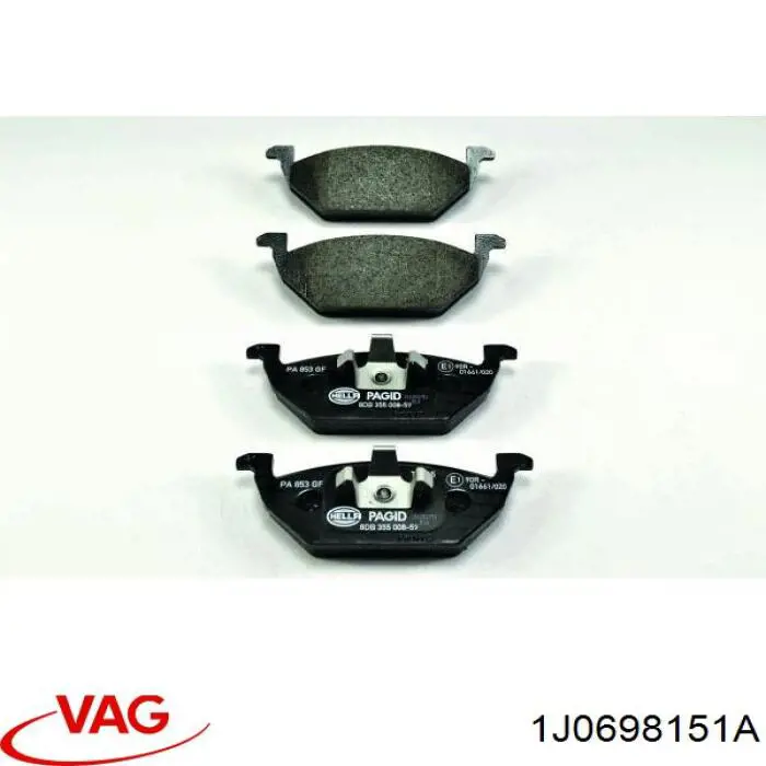 Тормозні колодки VAG 1J0698151A