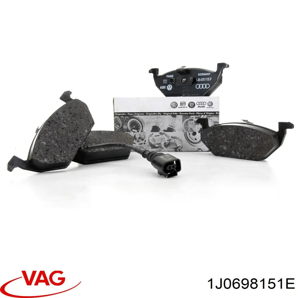 Гальмівні колодки VAG 1J0698151E ціна, від 21.95 USD