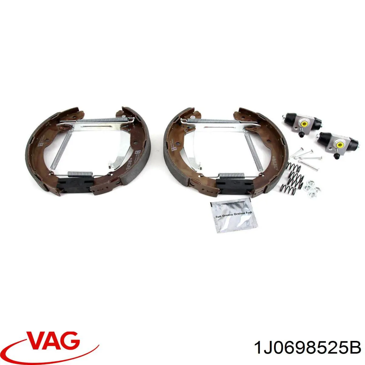 Колодки гальмові задні, барабанні VAG 1J0698525B ціна, від 19.63 USD