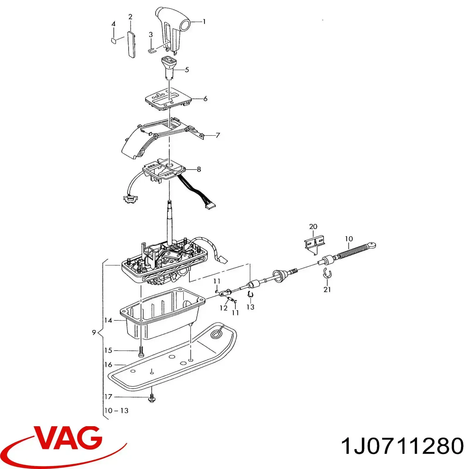  VAG 1J0711280 ціна, від 5.62 USD