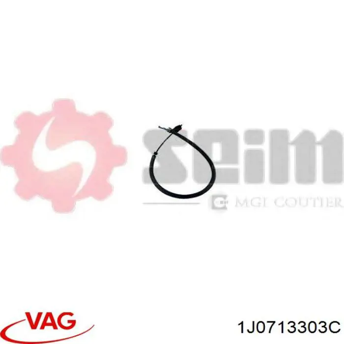 1J0713303C VAG Трос коробки передач