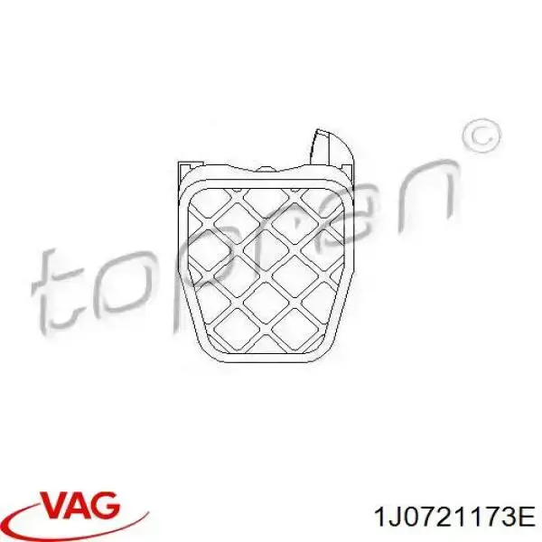 Накладка педалі гальма VAG 1J0721173C01C ціна, від 4.82 USD
