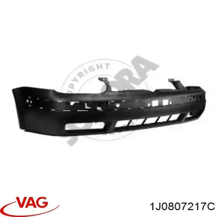 Купити 1J0807217C VAG Буфер (бампер) передній