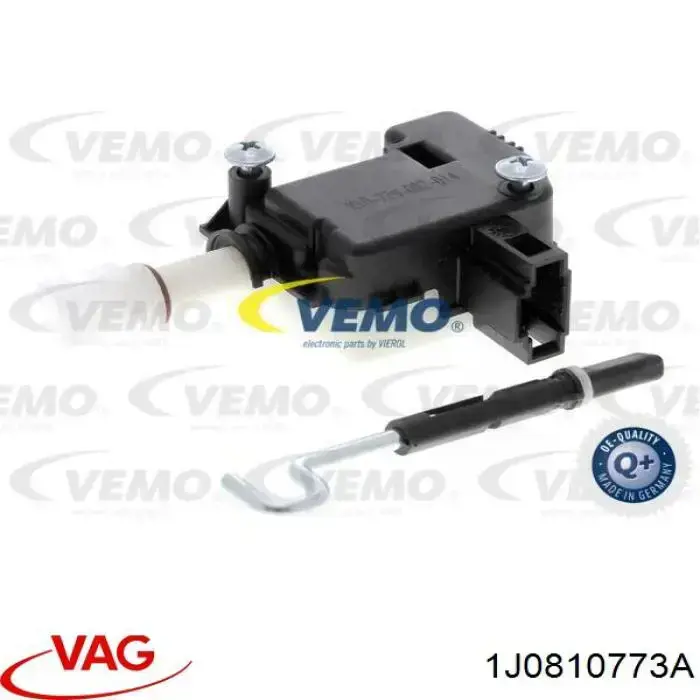 Замок відкривання лючка бензобаку 1J0810773A VAG