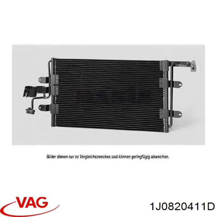 Купити 1J0820411D VAG Радіатор системи охолодження кондиціонера