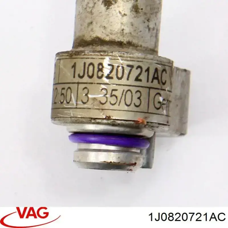 1J0820721BJ VAG Шланг кондиціонера, від компресора до радіатора