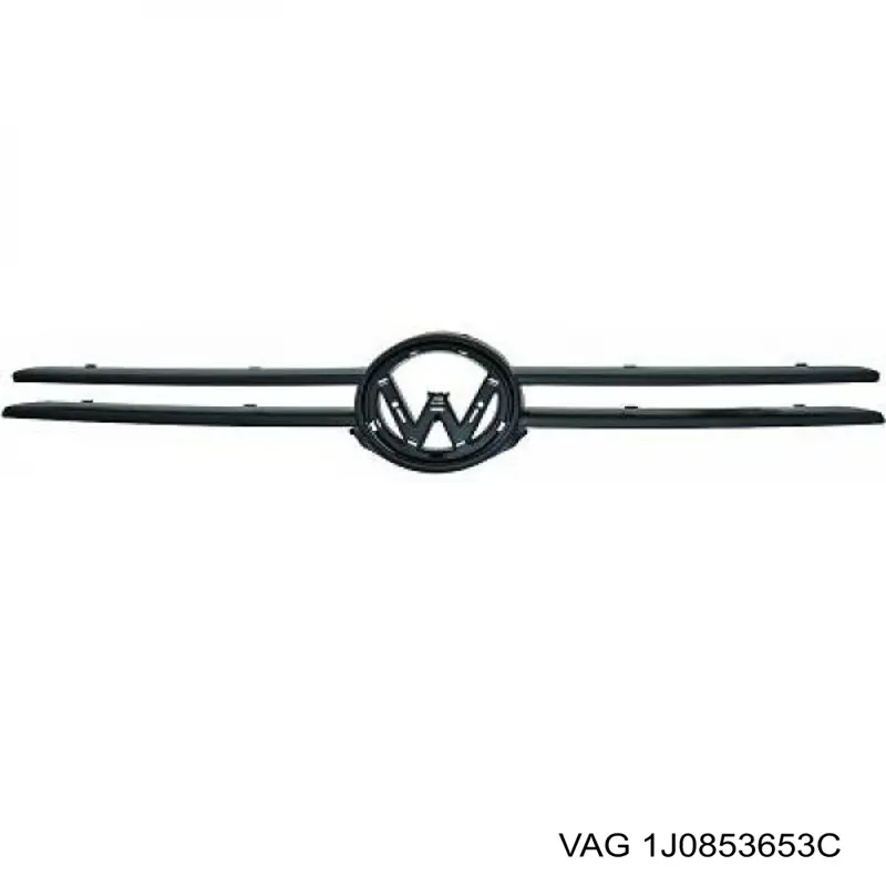 Молдинг решітки радіатора 1J0853653C VAG