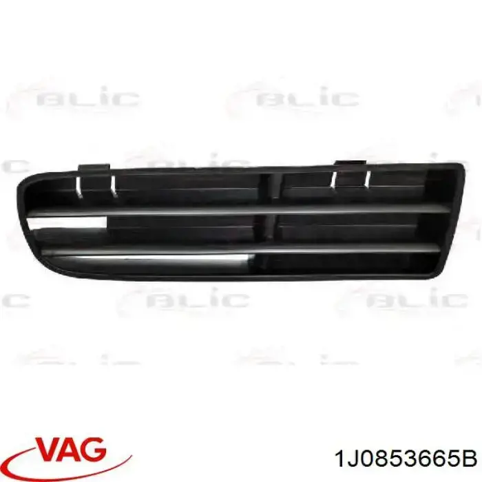 Купити 1J0853665B VAG Решітка переднього бампера, ліва