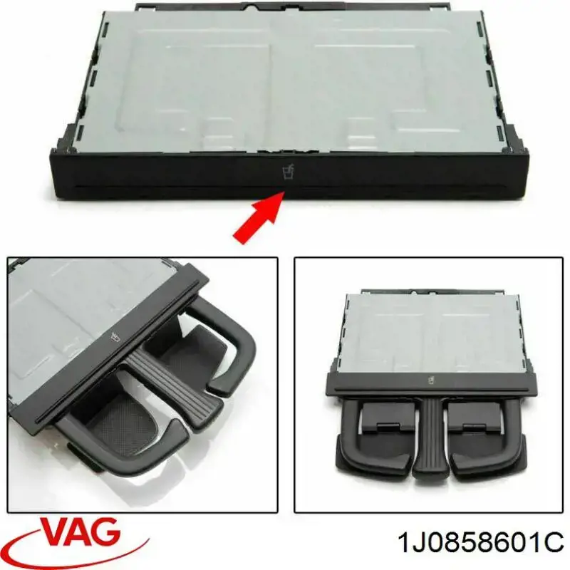 Купити 1J0858601C VAG Підсклянник "торпедо"