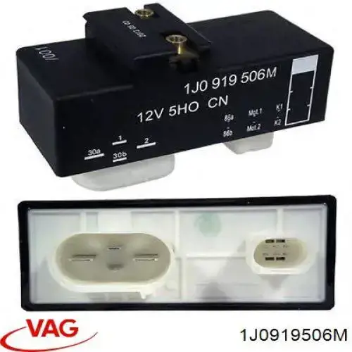 Регулятор оборотів вентилятора VAG 1J0919506M