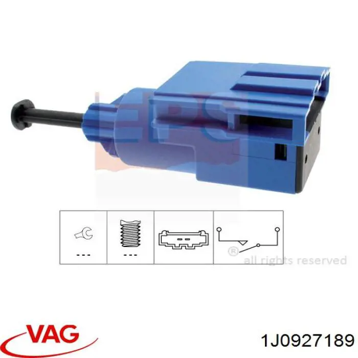 1J0927189 VAG Датчик включення зчеплення