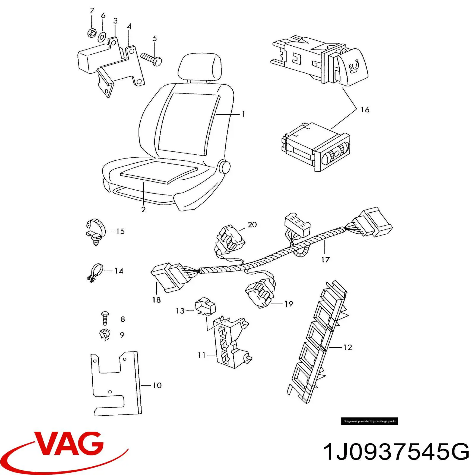 1J0937545 VAG 