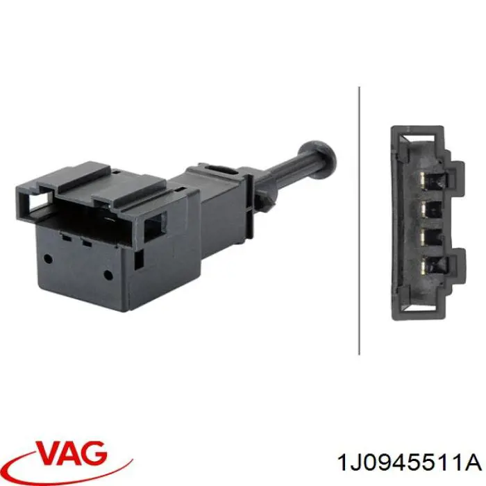 Жабка стопів VAG 1J0945511A