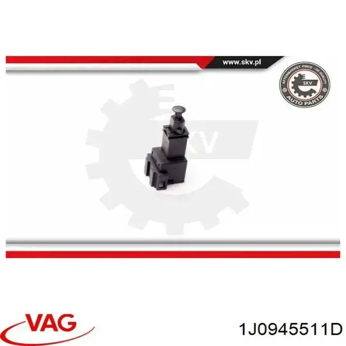 Купити 1J0945511D VAG Датчик педалі гальма
