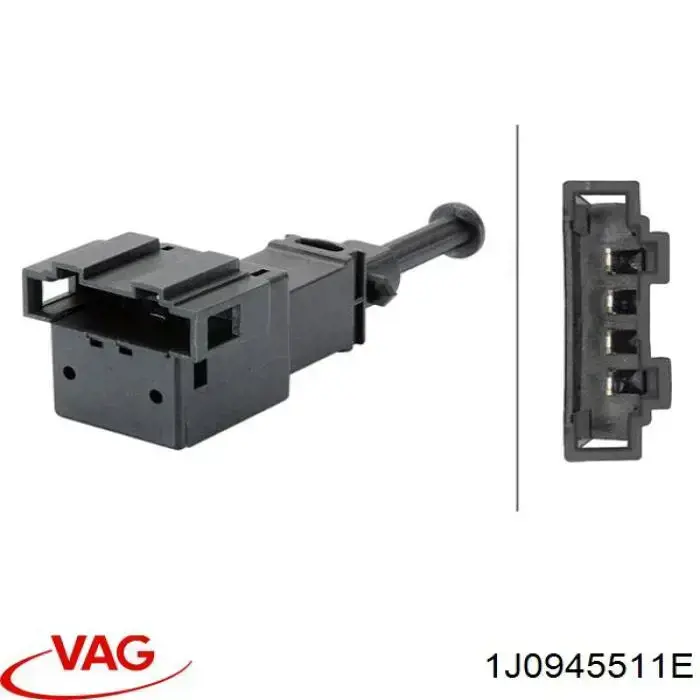 Кнопка стоп-сигналу VAG 1J0945511E ціна, від 6.33 USD