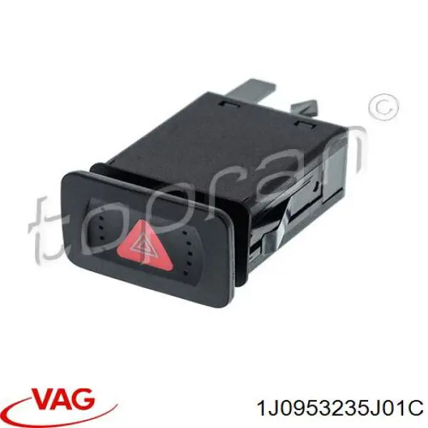Купити 1J0953235J01C VAG Кнопка включення аварійного сигналу