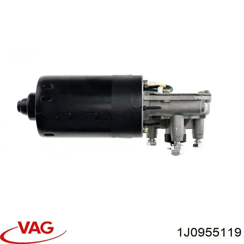 Двигун склоочисника лобового скла (трапеції) VAG 1J0955119