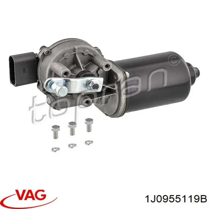 Купити 1J0955119B VAG Мотор двірника