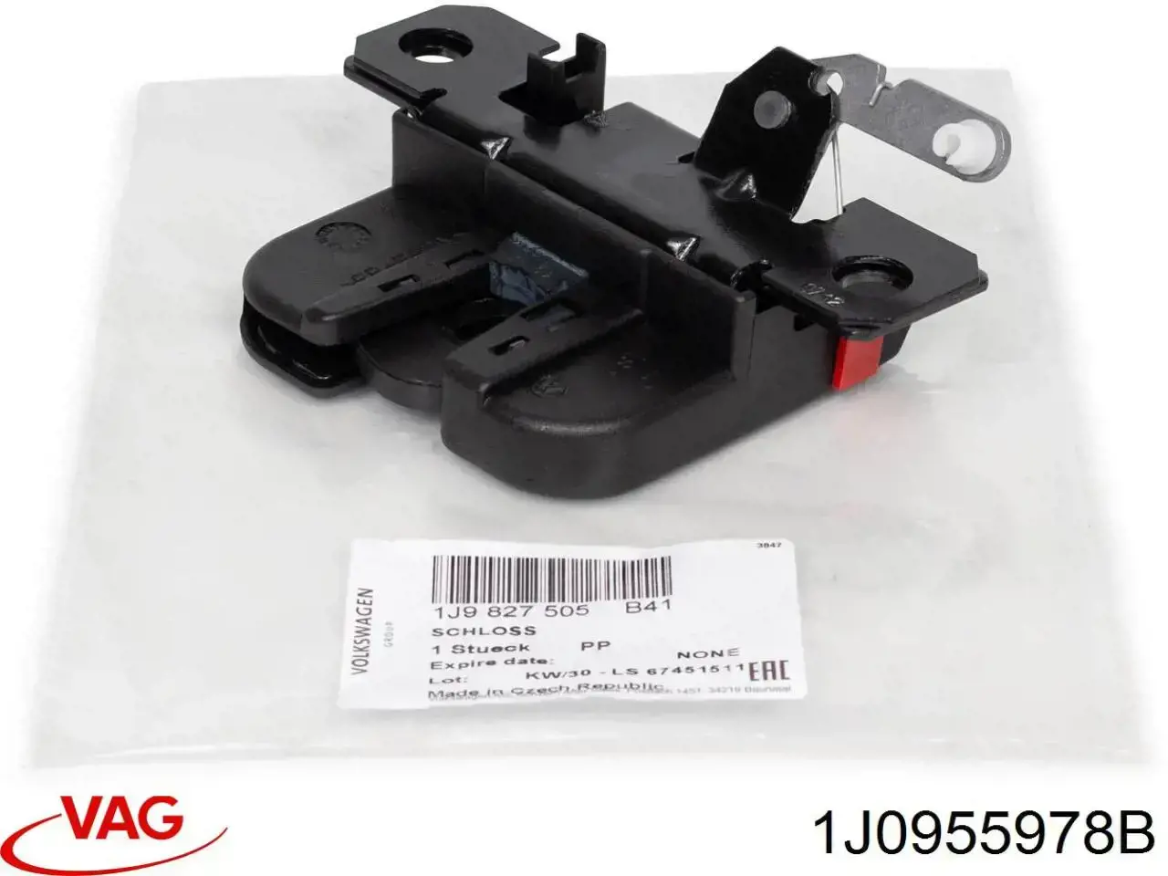 Форсунка омивача фари передньої 1J0955978B VAG
