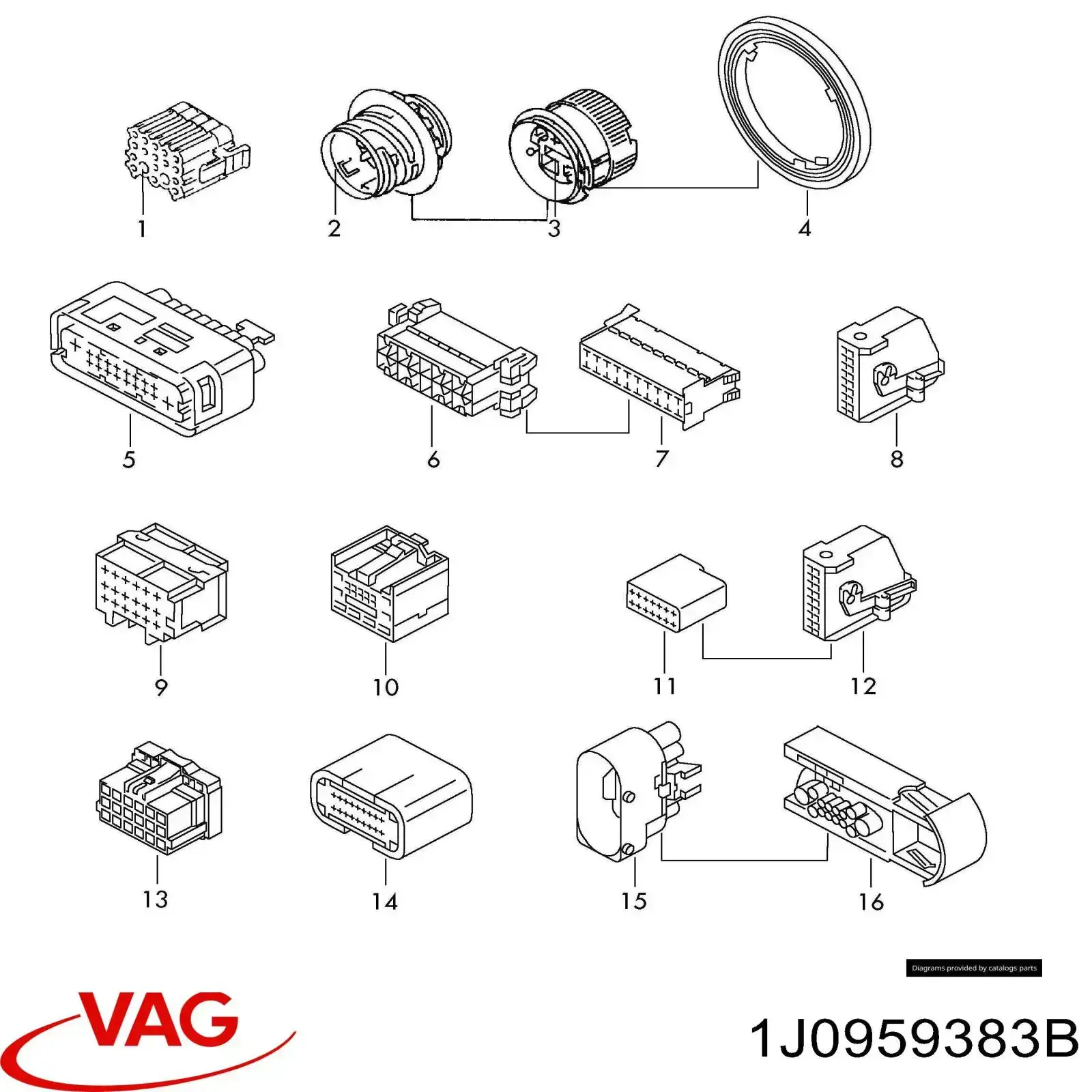  VAG 1J0959383B ціна, від 6.33 USD