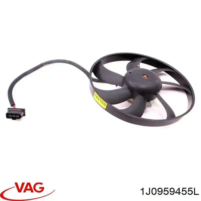 1J0959455L VAG Електровентилятор радіатора
