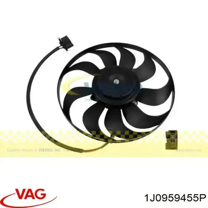 1J0959455P VAG Електровентилятор радіатора