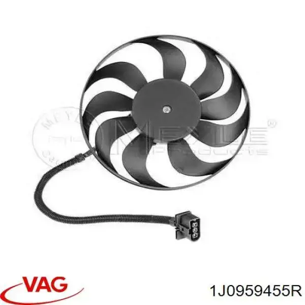 1J0959455R VAG Вентилятор / крильчатка радіатора охолодження
