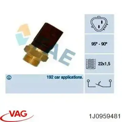 Купити 1J0959481 VAG Датчик включення вентилятора