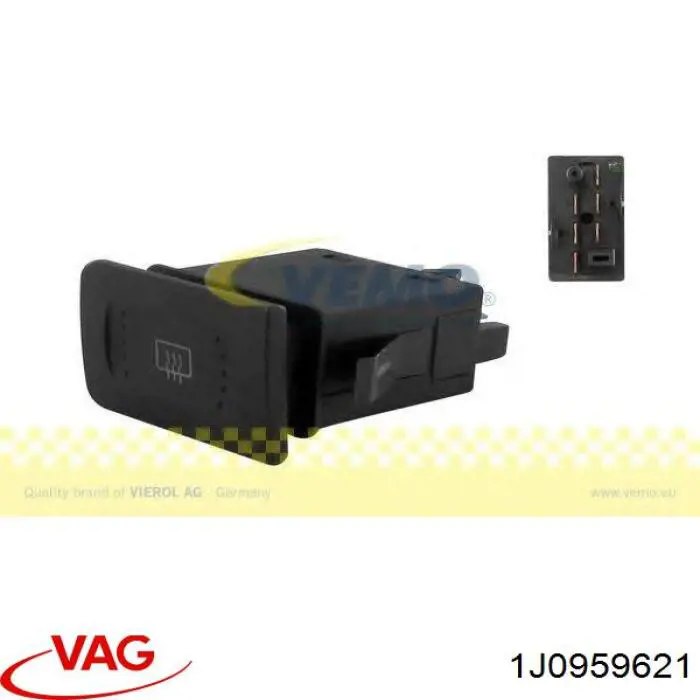 Кнопка включення обігріву заднього скла AIC 52780 ціна, від 10.14 USD