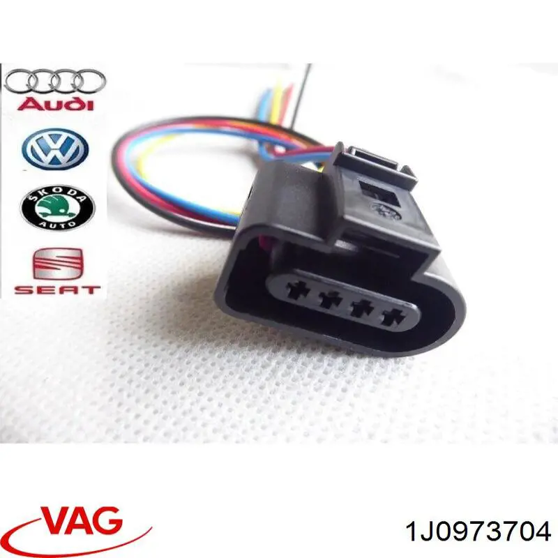 Купити 1J0973704 VAG Роз'єм (фішка) заднього ліхтаря