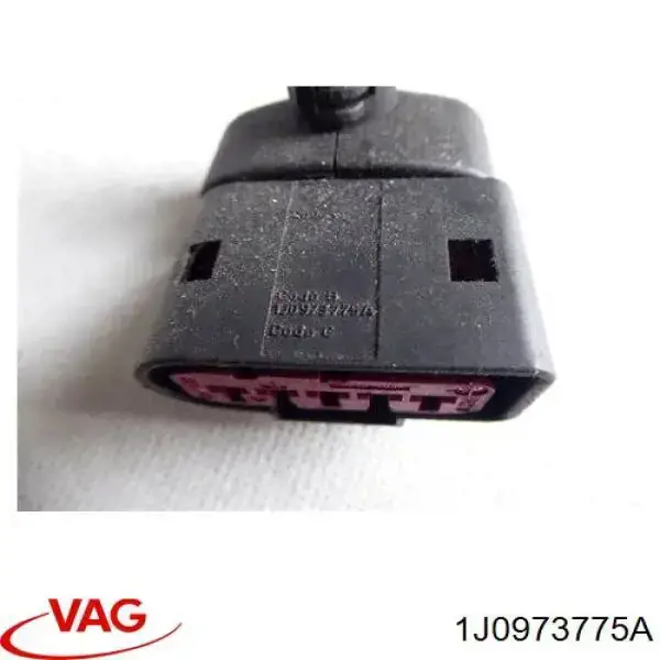 Роз'єм (фішка) датчика витрати повітря VAG 1J0973775A ціна, від 9.96 USD
