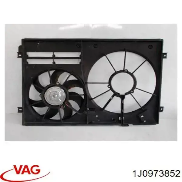 1J0973852 VAG електровентилятор охолодження в зборі (двигун + крильчатка)