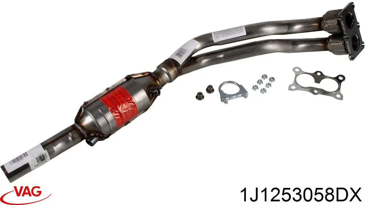 Труба приймальна (штани) глушника, передня VAG 1J1253058DX ціна, від 186.19 USD